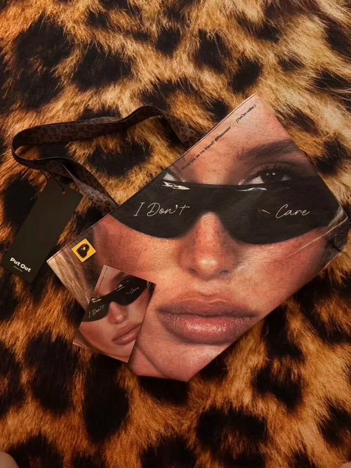 "I Don't Care" Tyvek Tote: The Ultimate Street-Style Statement Bag